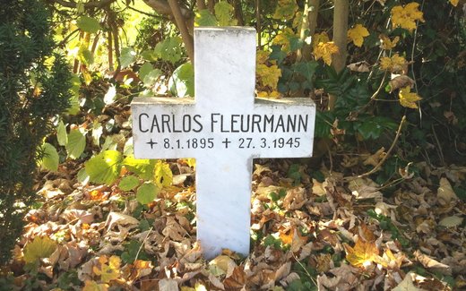 Ansicht der Kriegsgräberstätte Bergen/Dumme, Ev.- luth. Friedhof