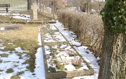 Ansicht der Kriegsgräberstätte Alfeld/Leine-Langenholzen