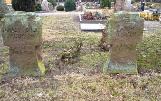 Ansicht der Kriegsgräberstätte Uchte, Ev.- luth. Friedhof