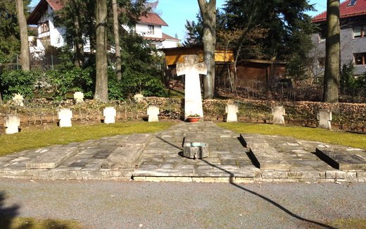 Ansicht der Kriegsgräberstätte Bad Sachsa, Ev.- luth. Gemeindefriedhof