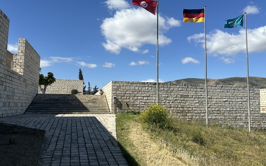 Ansicht der Kriegsgräberstätte Bordj-Cedria