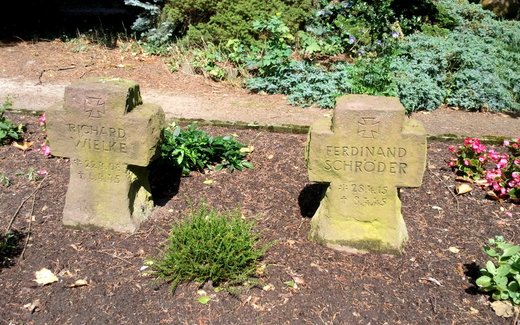 Ansicht der Kriegsgräberstätte Bassum, Ev. luth. Friedhof