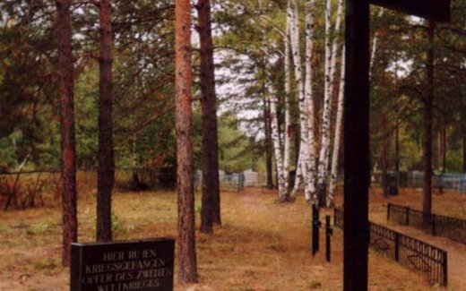 Ansicht der Kriegsgräberstätte Talizy