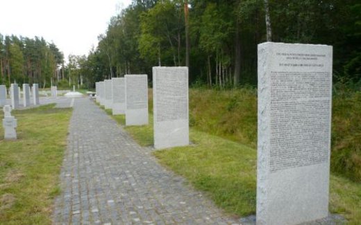 Ansicht der Kriegsgräberstätte Riga Beberbeki