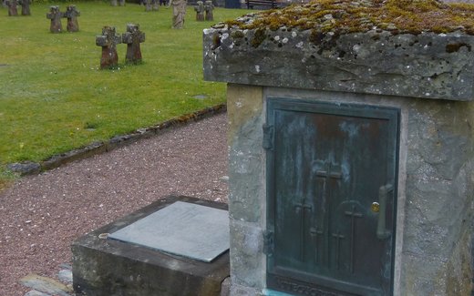 Ansicht der Kriegsgräberstätte Bad Schwalbach,Gemeinde- u.Ehrenfriedhof