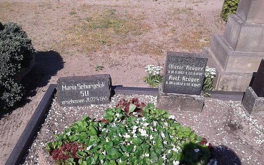 Ansicht der Kriegsgräberstätte Alt Hartmannsdorf