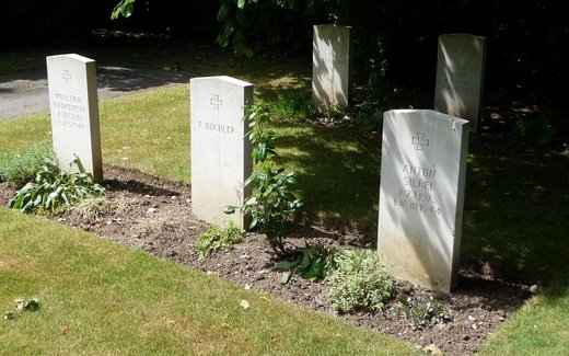 Ansicht der Kriegsgräberstätte Basingstoke