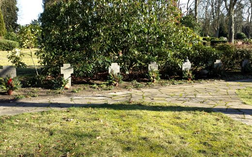 Ansicht der Kriegsgräberstätte Dahlenburg, Neuer Ev.- luth. Friedhof