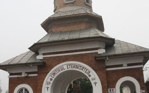 Ansicht der Kriegsgräberstätte Galati