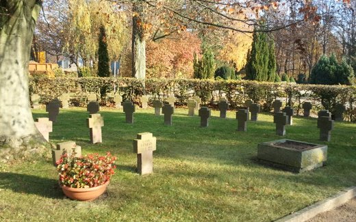 Ansicht der Kriegsgräberstätte Bad Münder - Stadtfriedhof