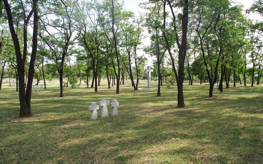 Ansicht der Kriegsgräberstätte Anthrazit-Zentralno-Bokiwskiji (Antrazit-Zentralno-Bokowski)