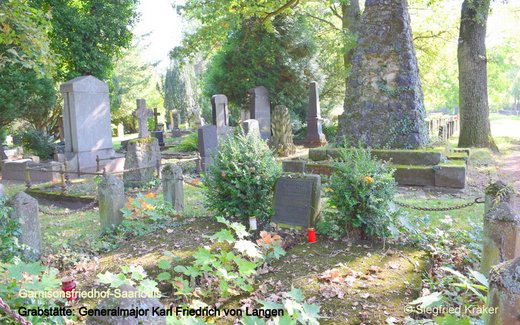 Ansicht der Kriegsgräberstätte Saarlouis-Garnisonsfriedhof