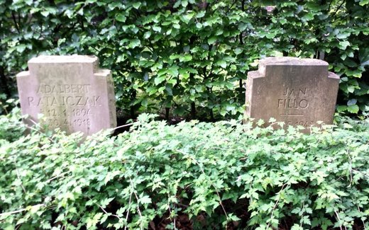 Ansicht der Kriegsgräberstätte Varel, Ev.- luth. Friedhof