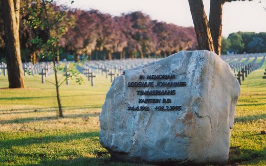 Ansicht der Kriegsgräberstätte Ysselsteyn
