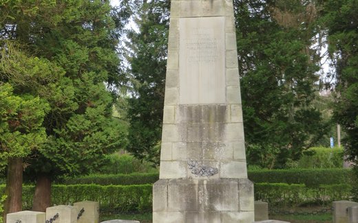 Ansicht der Kriegsgräberstätte Bad Liebenstein, kommunaler Friedhof