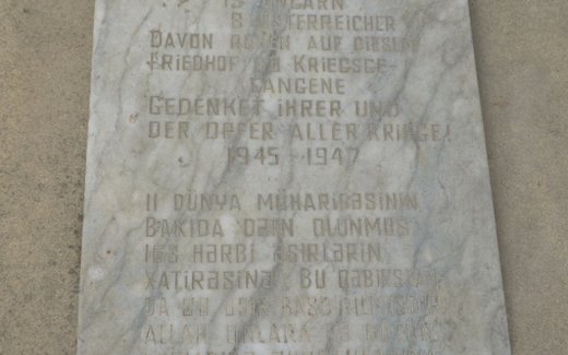 Ansicht der Kriegsgräberstätte Baku