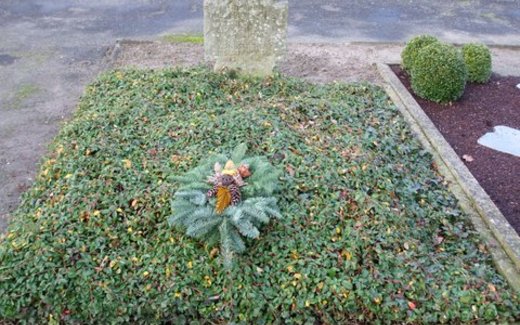Ansicht der Kriegsgräberstätte Bad Sassendorf-Weslarn-Evangelischer Friedhof