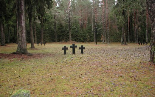 Ansicht der Kriegsgräberstätte Beresowka
