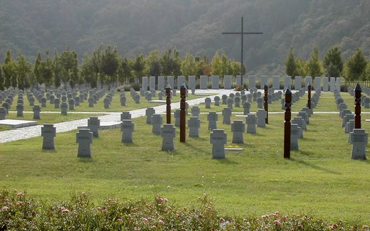 Ansicht der Kriegsgräberstätte Budaörs