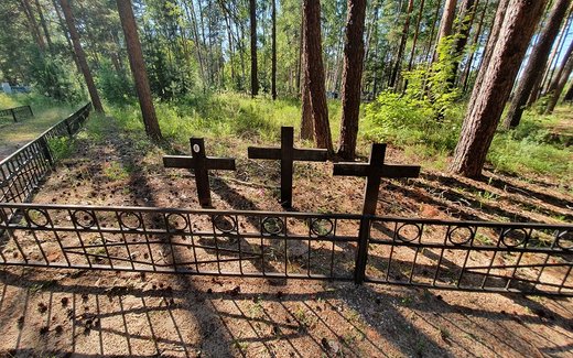 Ansicht der Kriegsgräberstätte Talizy