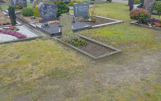 Ansicht der Kriegsgräberstätte Apen - Augustfehn, Friedhof II