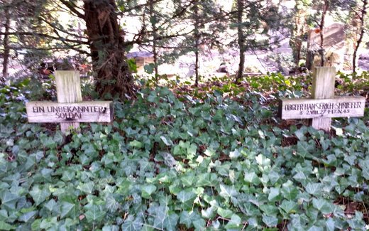 Ansicht der Kriegsgräberstätte Bad Bevensen, Ev.- luth. Friedhof