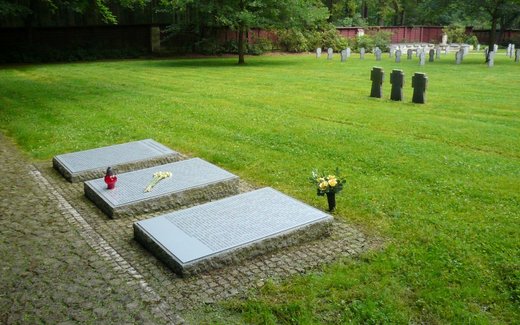 Ansicht der Kriegsgräberstätte Marienbad / Mariánské Lázně