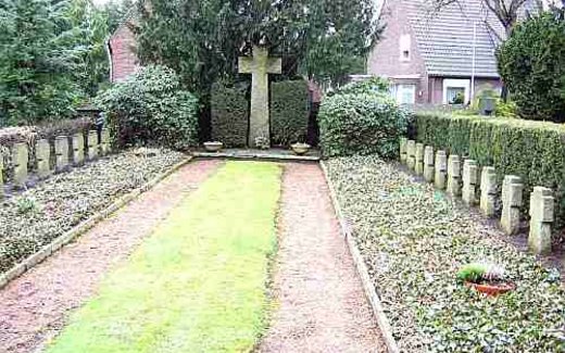 Ansicht der Kriegsgräberstätte Kaarst-Büttgen