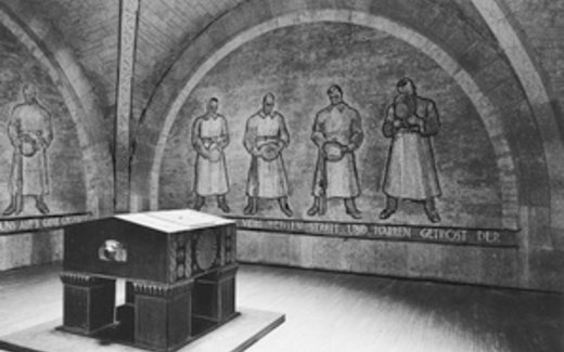 Ansicht der Kriegsgräberstätte Quero