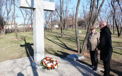 Ansicht der Kriegsgräberstätte Anthrazit-Zentralno-Bokiwskiji (Antrazit-Zentralno-Bokowski)