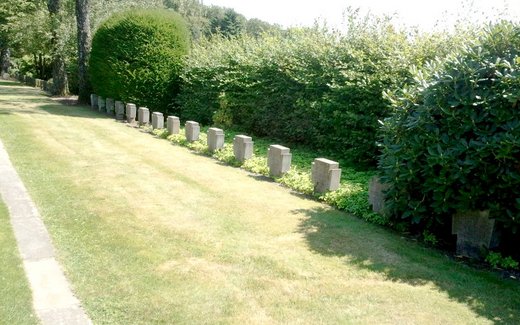 Ansicht der Kriegsgräberstätte Bad Rothenfelde, Ev. - luth. Friedhof