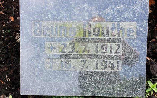 Ansicht der Kriegsgräberstätte Balje, Ev.- luth. Friedhof