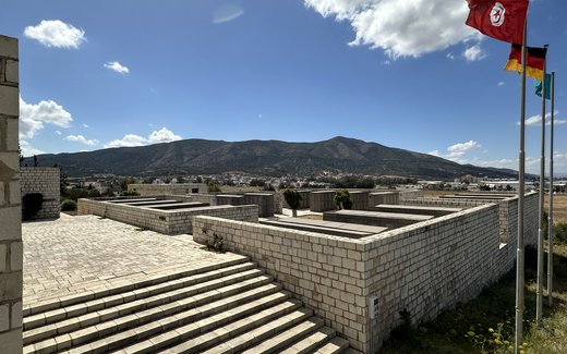 Ansicht der Kriegsgräberstätte Bordj-Cedria
