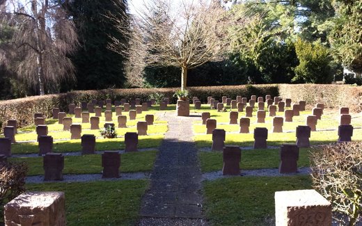 Ansicht der Kriegsgräberstätte Bad Pyrmont, Städt. Friedhof Lortzingstr.