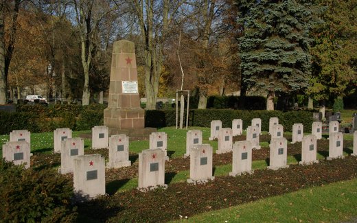 Ansicht der Kriegsgräberstätte Vacha