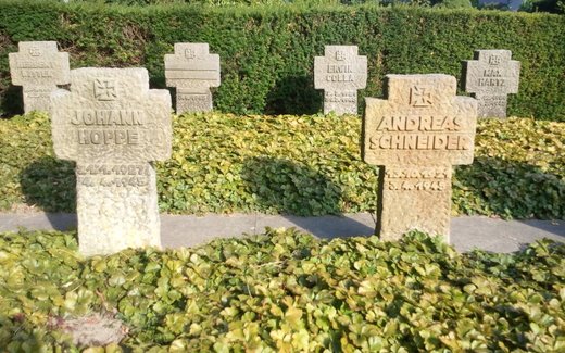 Ansicht der Kriegsgräberstätte Bad Bentheim -  Gildehaus, Ev. - luth. Friedhof
