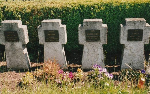 Ansicht der Kriegsgräberstätte Bad Bocklet und OT Großenbrach