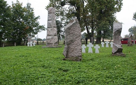 Ansicht der Kriegsgräberstätte Alt Lappönen