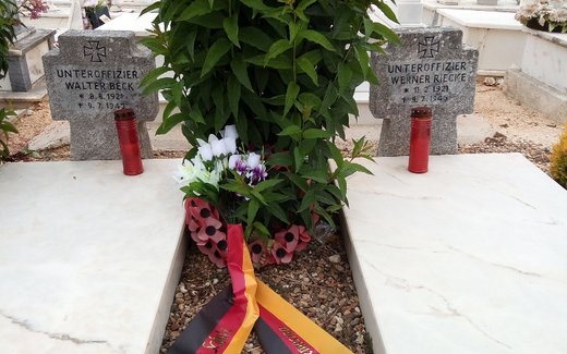 Ansicht der Kriegsgräberstätte Aljezur