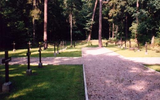 Ansicht der Kriegsgräberstätte Allenstein Jakobsberg/ Olsztyn