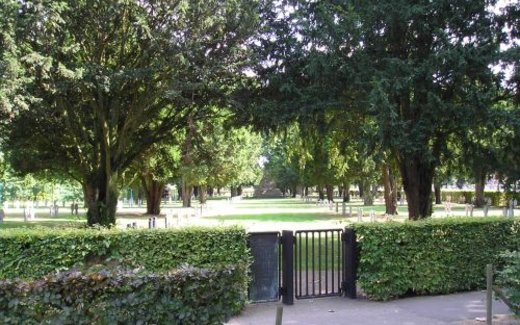 Ansicht der Kriegsgräberstätte Quesnoy-sur-Deûle