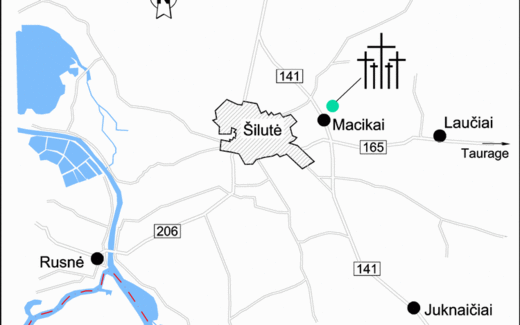 Ansicht der Kriegsgräberstätte Macikai