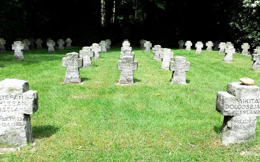 Ansicht der Kriegsgräberstätte Bad Zwischenahn - Ofen, Ev.- luth. Friedhof