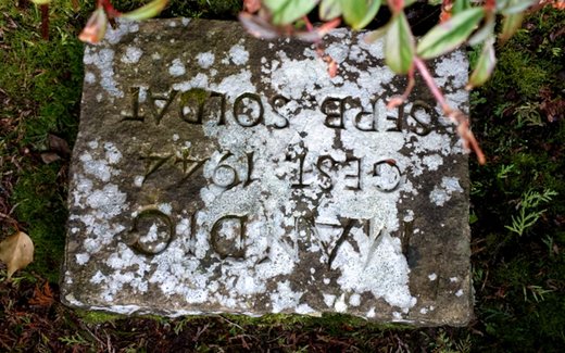 Ansicht der Kriegsgräberstätte Artlenburg, Ev.- luth. Friedhof