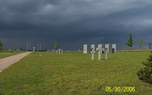 Ansicht der Kriegsgräberstätte Bartossen / Bartosze