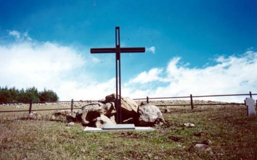 Ansicht der Kriegsgräberstätte Zalka-Chranges