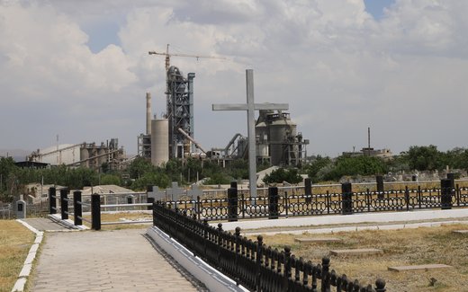 Ansicht der Kriegsgräberstätte Begobat I - KGF