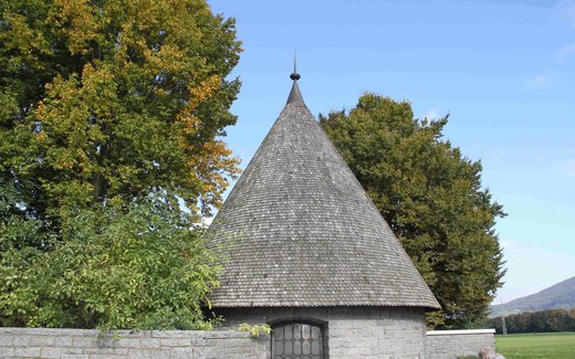 Ansicht der Kriegsgräberstätte Bensheim-Auerbach