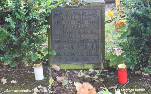 Ansicht der Kriegsgräberstätte Saarlouis-Garnisonsfriedhof