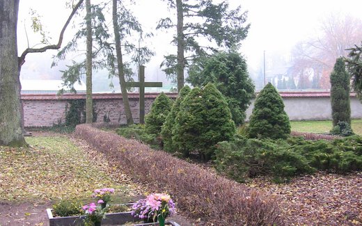 Ansicht der Kriegsgräberstätte Altglietzen